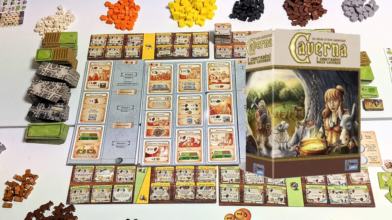 Caverna il gioco da tavolo